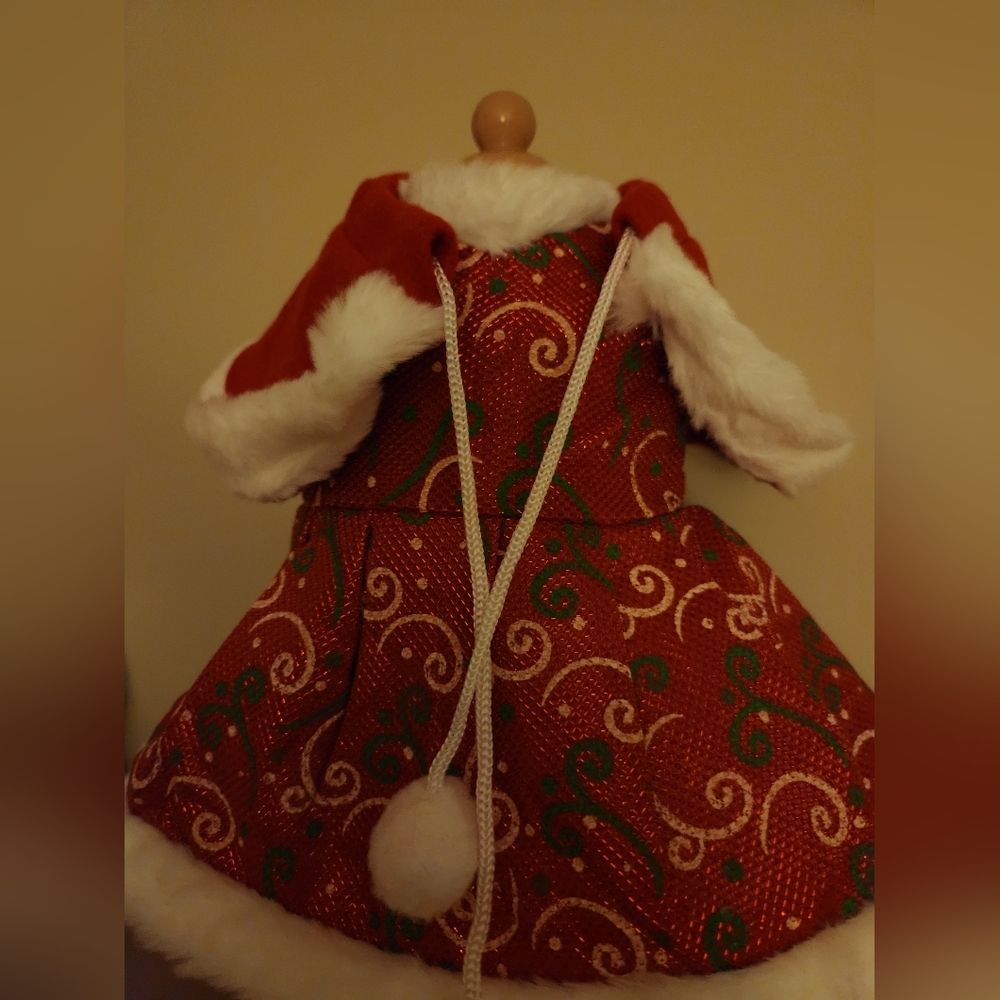 18 inch  doll Christmas dress